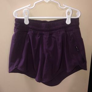 Dark purple lululemon shorts